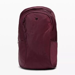Lululemon Out Of Range Burgundy Backpack Designed For Running Training